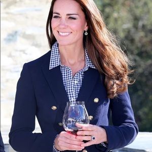 Gap Fitted Boyfriend Shirt S ASO Kate Middleton